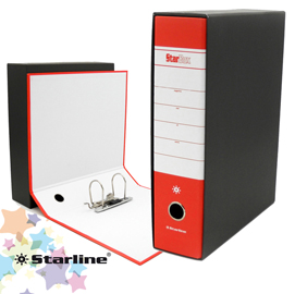 Registratore STARBOX f.to protocollo dorso 8cm rosso STARLINE/sfuso