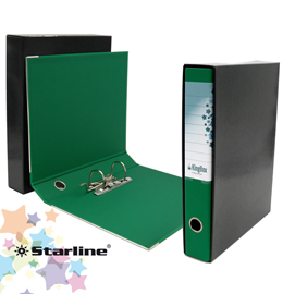 Registratore KINGBOX f.to protocollo dorso 5cm verde STARLINE