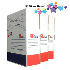 Scatola archivio ST-BOX A4 245x325mm Dorso 10cm STARLINE