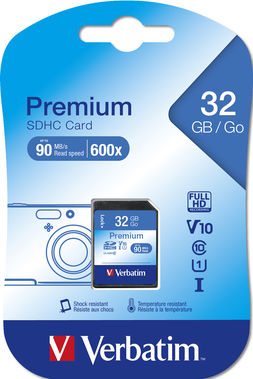 SECURE DIGITAL CARD 32GB HC CLASS 10 (MIN 10MB/SEC)